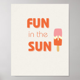 Spaß in der Sonne Poster & Prints