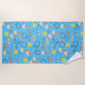 SPASS IN DER SONNE Sommerurlaub Strandtuch (Vorderseite)