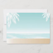 Spaß in der Sun Brautparty Pool-Party Einladung (Rückseite)