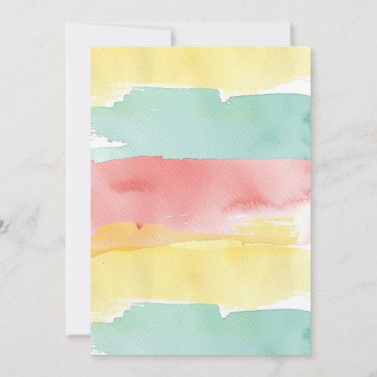 Spaß in der Sun Pool-Party Einladung (Rückseite)