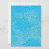 Spaß in der Sun-Pool-Party Einladung (Rückseite)