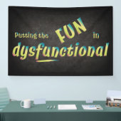 Spaß in dysfunktional in Shades of Green Banner (Messe)