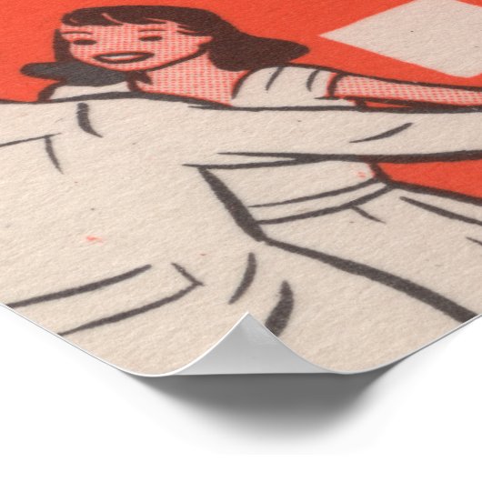 Spaß in Florida Golf-Ölwerbung Poster (Ecke)