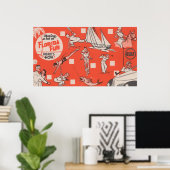 Spaß in Florida Golf-Ölwerbung Poster (Heimbüro)
