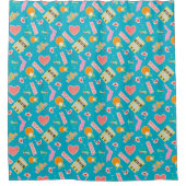 Spaß in Florida-Muster Duschvorhang (Vorderseite)