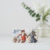 Spaß in The Sun Visitenkarte (Stehend Vorderseite)