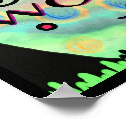 Spaß Inspirierend Bleibe Humble-Klassenzimmer Poster (Ecke)