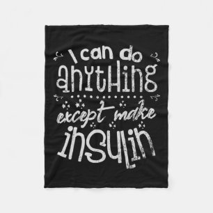 Spaß Insulin T1d Diabetes  Fleecedecke