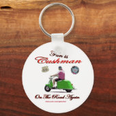 Spaß ist Cushman wieder unterwegs Schlüsselanhänger (Vorderseite)