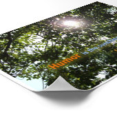 "Spaß ist der Sonnenschein des Geistes" Zitat Poster (Ecke)