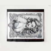 Spaß ist mein Name AI Concept Art by Xzendor7 Wandteppich (Vorderseite (Horizontal))