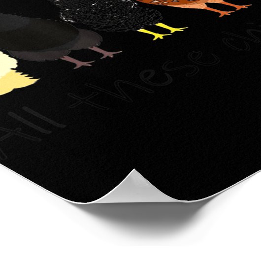 Spaß Ja, ich brauche wirklich alle diese Hühner Ba Poster (Ecke)