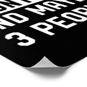 Spaß Jäger Geschenk Ich mag Jagen und vielleicht 3 Poster (Ecke)