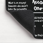Spaß Jokes Funny Accounting Mousepad (Ecke)
