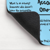 Spaß Jokes Funny Accounting Mousepad (Ecke)