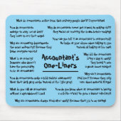 Spaß Jokes Funny Accounting Mousepad (Vorne)