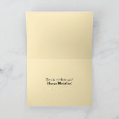 Spaß jubeln Hübschen Whimsical Happy Geburtstag Karte (Innenseite)