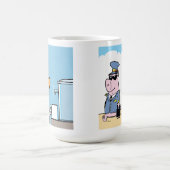 Spaß-Kaffee-Cartoon-Tasse Kaffeetasse (Mittel)