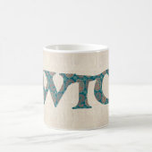 Spaß-Kaffee-Tasse, Slogan Walisers Paisley Cwtch, Kaffeetasse (Mittel)