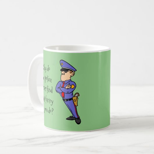 Spaß Kaffeetasse (Vorderseite Links)