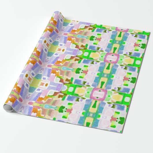 Spaß Kaleidoskopische Farben Geschenkpapier (Ungerollt)