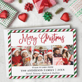 Spaß Kalligrafie Weihnachten Glitzer Streifen 3 Fo