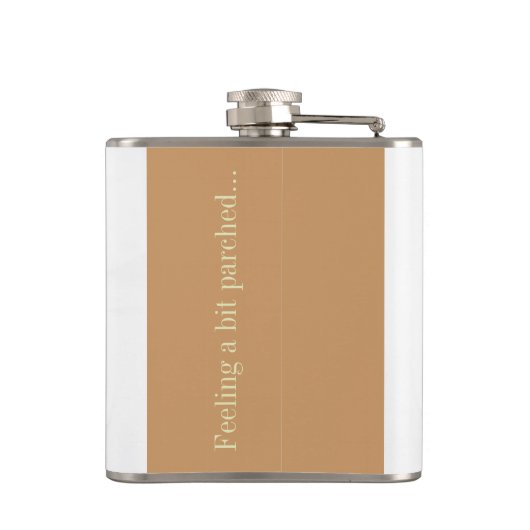 Spaß-Kamel-Foto-Flasche Flachmann (Rückseite)