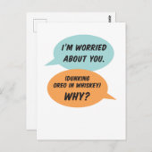 Spaß - Karo in On Friend Pandemic Joke Postkarte (Vorne/Hinten)