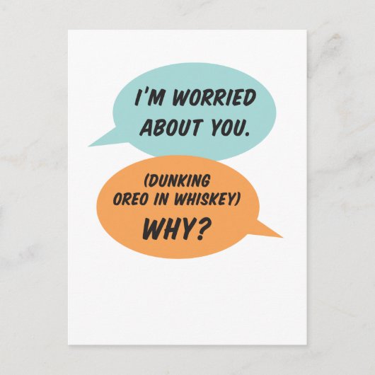 Spaß - Karo in On Friend Pandemic Joke Postkarte (Vorderseite)