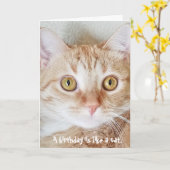 Spaß Karte (Gelbe Blume)