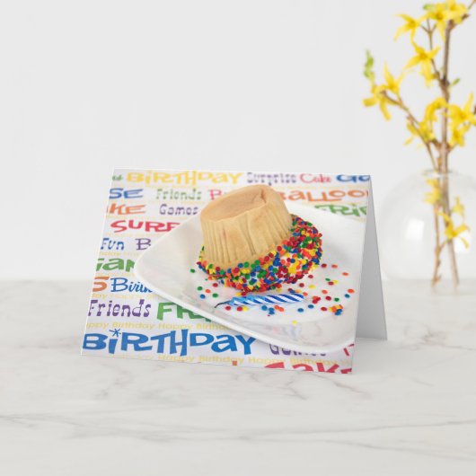 Spaß Karte (Gelbe Blume)