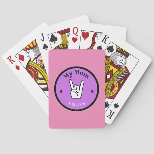 Spaß! Karten spielen - Meine Mama ROCKS! Spielkarten (Rückseite)