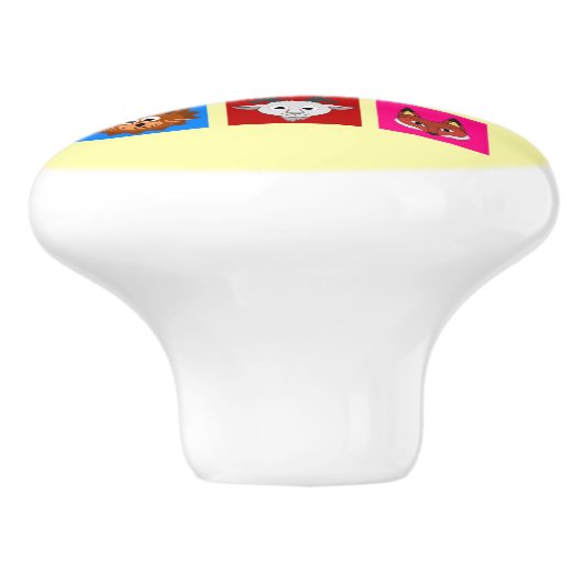 Spaß Keramikknauf (Seitenansicht)