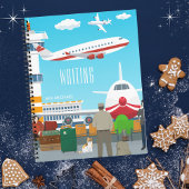 Spaß Kids Airport-Themed Practice Schreiben Notizblock