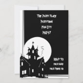 Spaß Kinder lustig Halloween Einladung (Rückseite)