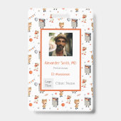 Spaß Kinder mit Kostümen Muster Pädiatrische ID Ausweis (Vorderseite)