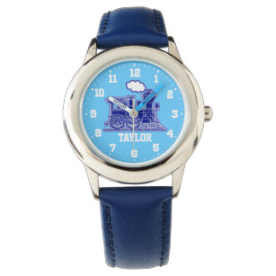 Spaß Kinder mit Namen Blaue Armbanduhr