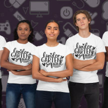 Spaß Kindergarten Squad mit dem Namen des Lehrers