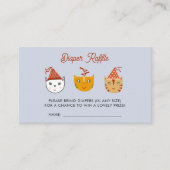 Spaß Kitty Cat Kinderdusche Windeln Raffel Begleitkarte (Vorderseite)