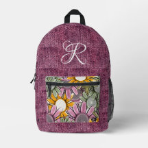 Spaß klassische Script Denim Blume Teen Girls