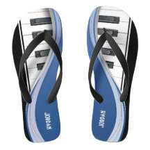 Spaß-Klavier-Entwurf mit blauem Swoosh