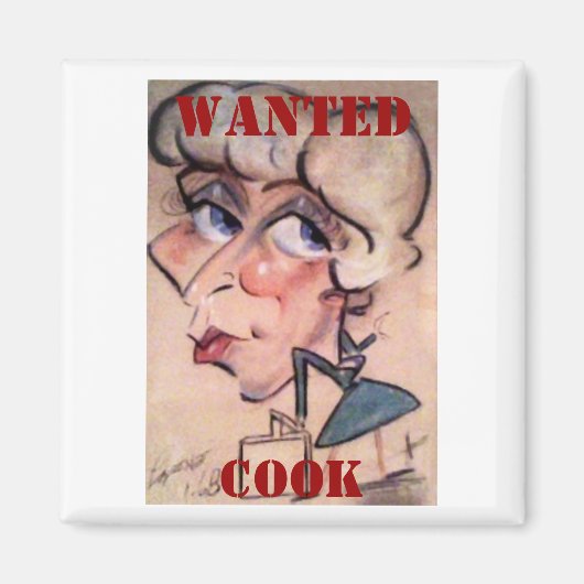 Spaß, Koch, GEWOLLT Magnet (Vorne)