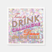 Spaß, Kokett und farbenfroh Napkin Serviette (Vorderseite)