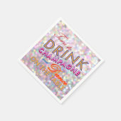 Spaß, Kokett und farbenfroh Napkin Serviette (Ecke)