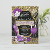 Spaß Kokette Geburtstagsparty Einladungen (Stehend Vorderseite)