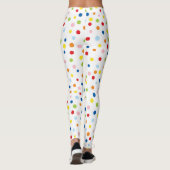 Spaß Konfetti bunt Leggings (Rückseite)