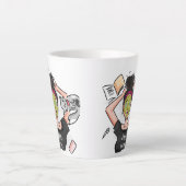 Spaß Krasser Mama freier Tag Milchtasse (Vorderseite)