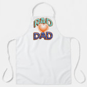 Spaß Krasser Vater Zitat und Rotes Herz Schürze (Vorderseite)