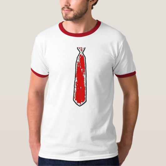 Spaß-Krawatte T-Shirt (Vorderseite)
