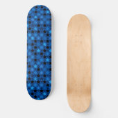 Spaß kreativ Stilvolles Blue Star Muster Skateboard (Vorderseite)